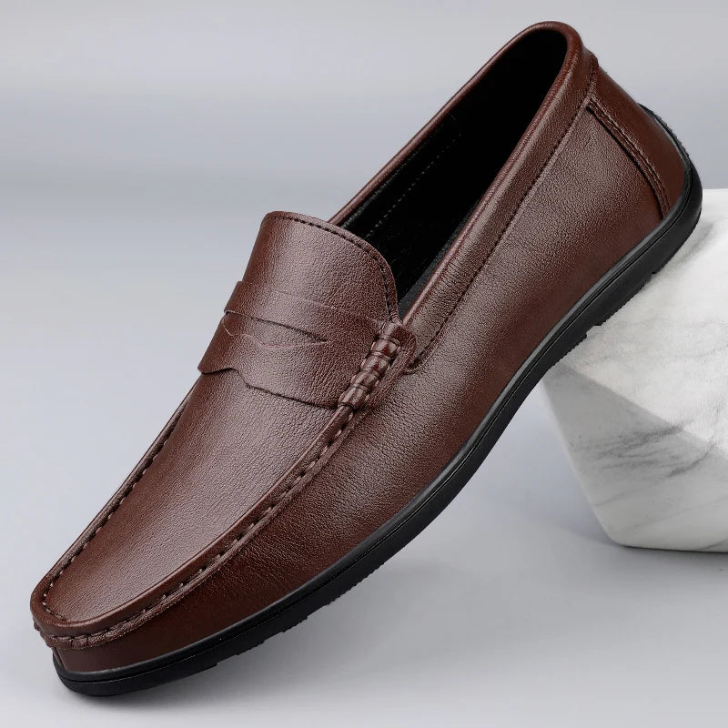 Men Genuine Leather Comfortable Loafers