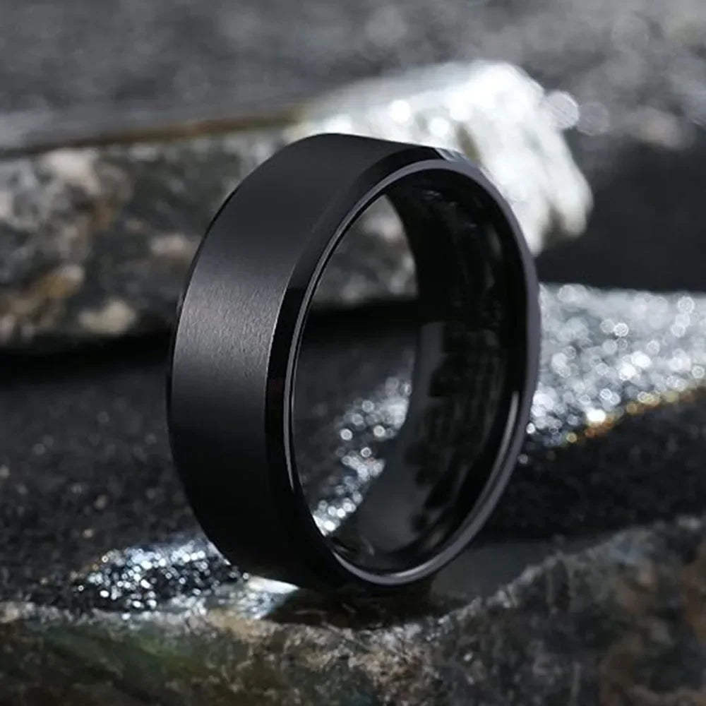 Stainless Steel Simple Band Rings for Men