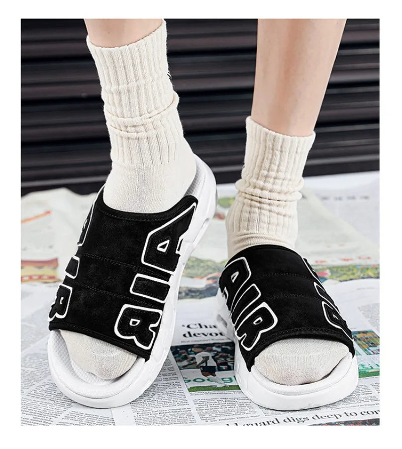 Men's Slippers 2025 Summer Breathable Slippers Large Fashion Platform Casual Shoes for Men New Light Sneakers Zapatos De Hombre