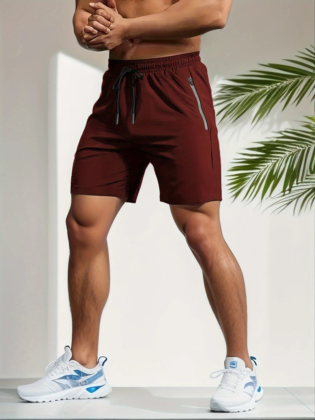 Men Quick Dry Gym Running Sports Shorts