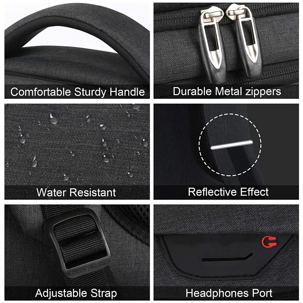 Tactical Waterproof Laptop Crossbody Travel Bag for Men
