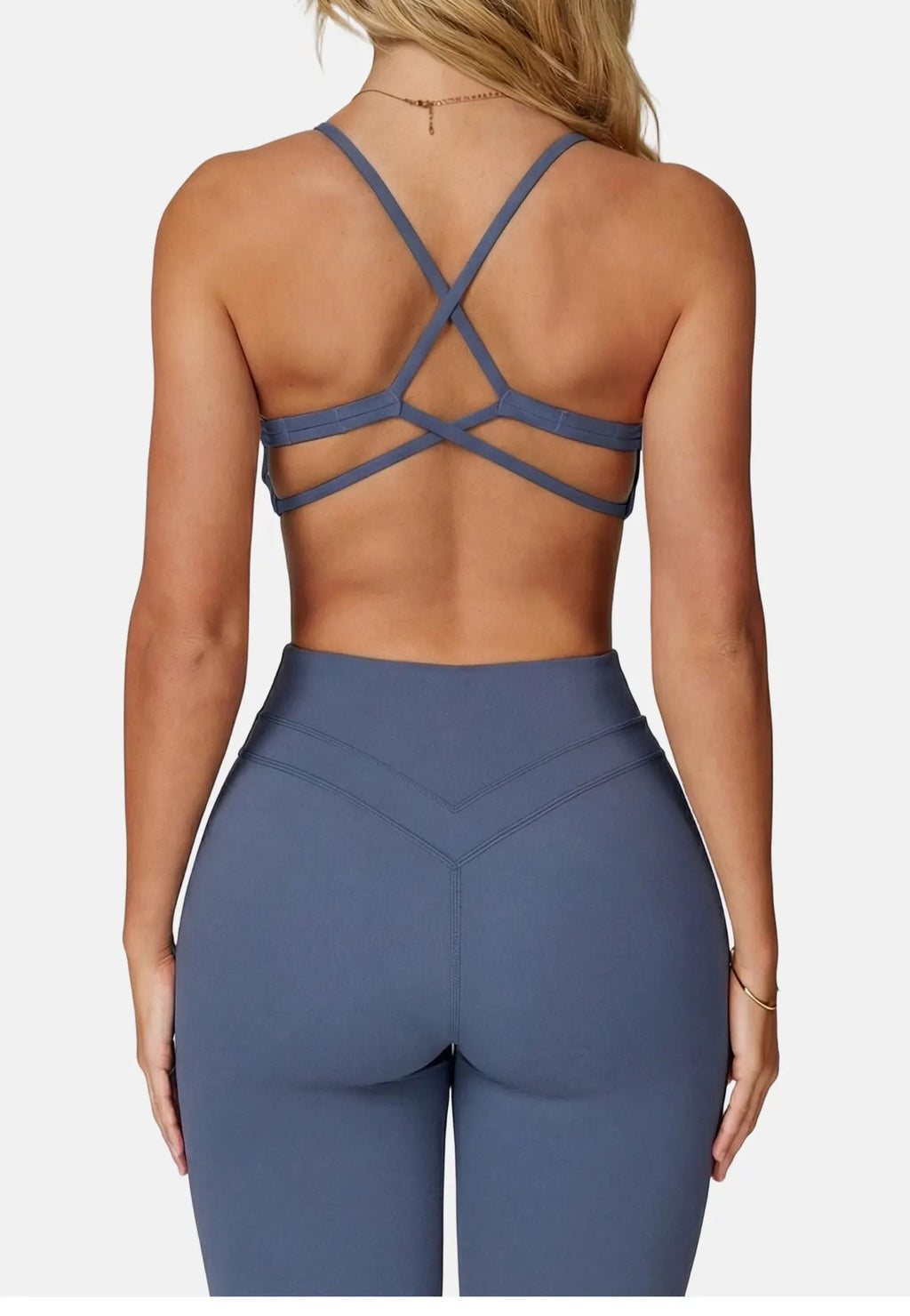 Women High Support Cross Back Push Up Sports Bra