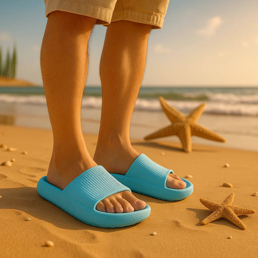 Women Thick Sole Beach Slippers