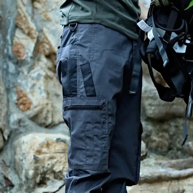 Men Tactical Waterproof Cargo Pants Multi-Pocket
