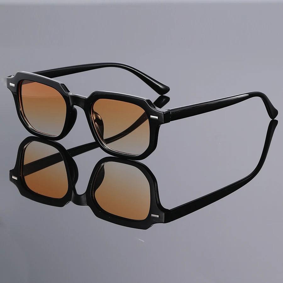 Men New Trendy Square Retro Fashion Glasses Frame