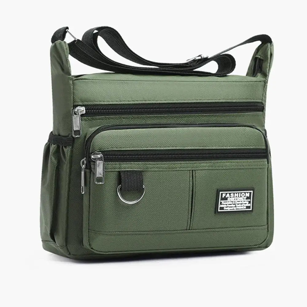 Large Capacity Multi Pocket Business Crossbody Bag for Men