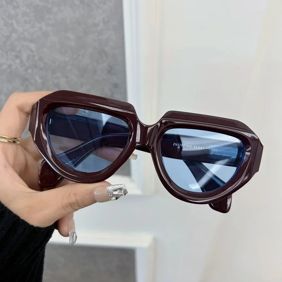 Women Vintage Square Retro Classic Fashion Sunglasses