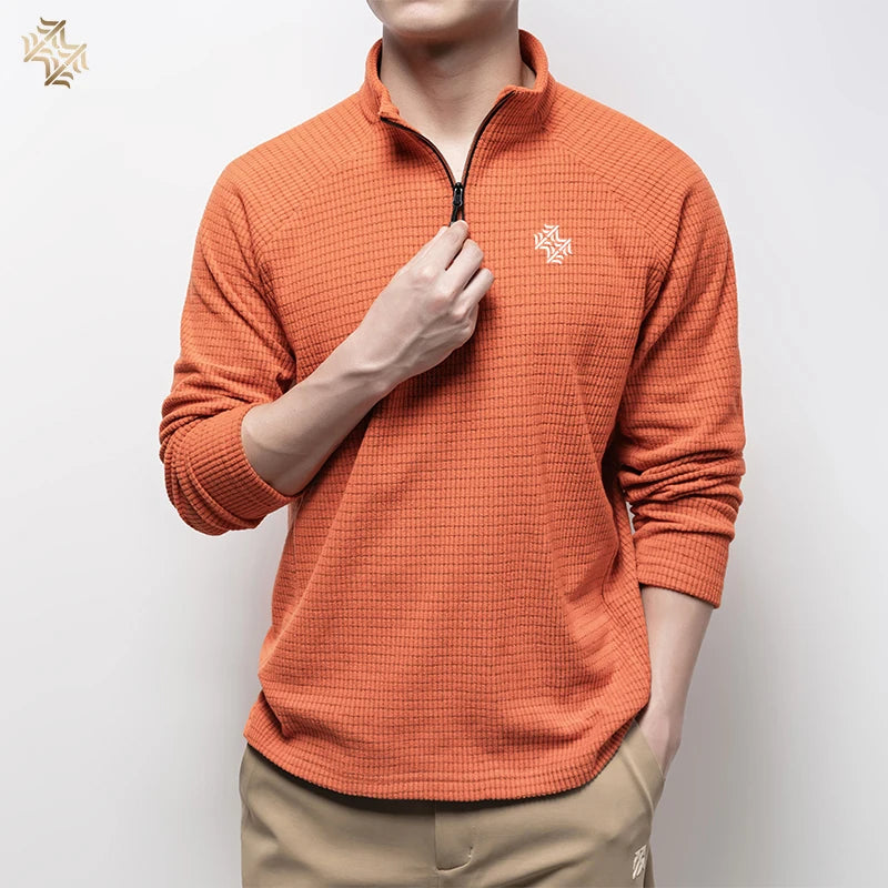 Men Long Sleeve Running Fitness Sweatshirt