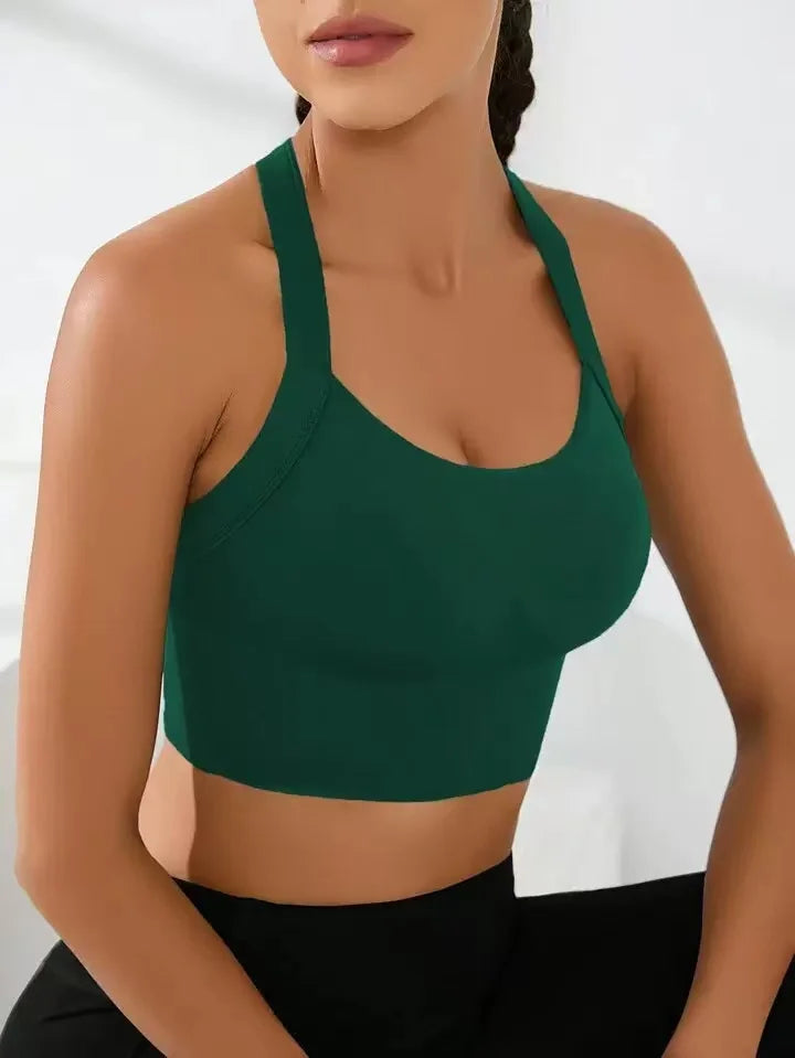 Women Cross Back Adjustable Sports Bra