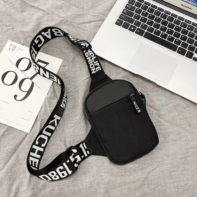 Waterproof Square Crossbody Shoulder Bag for Men