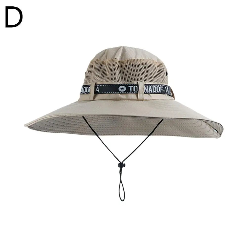 Men Breathable UV Protection Fishing Sun Hat