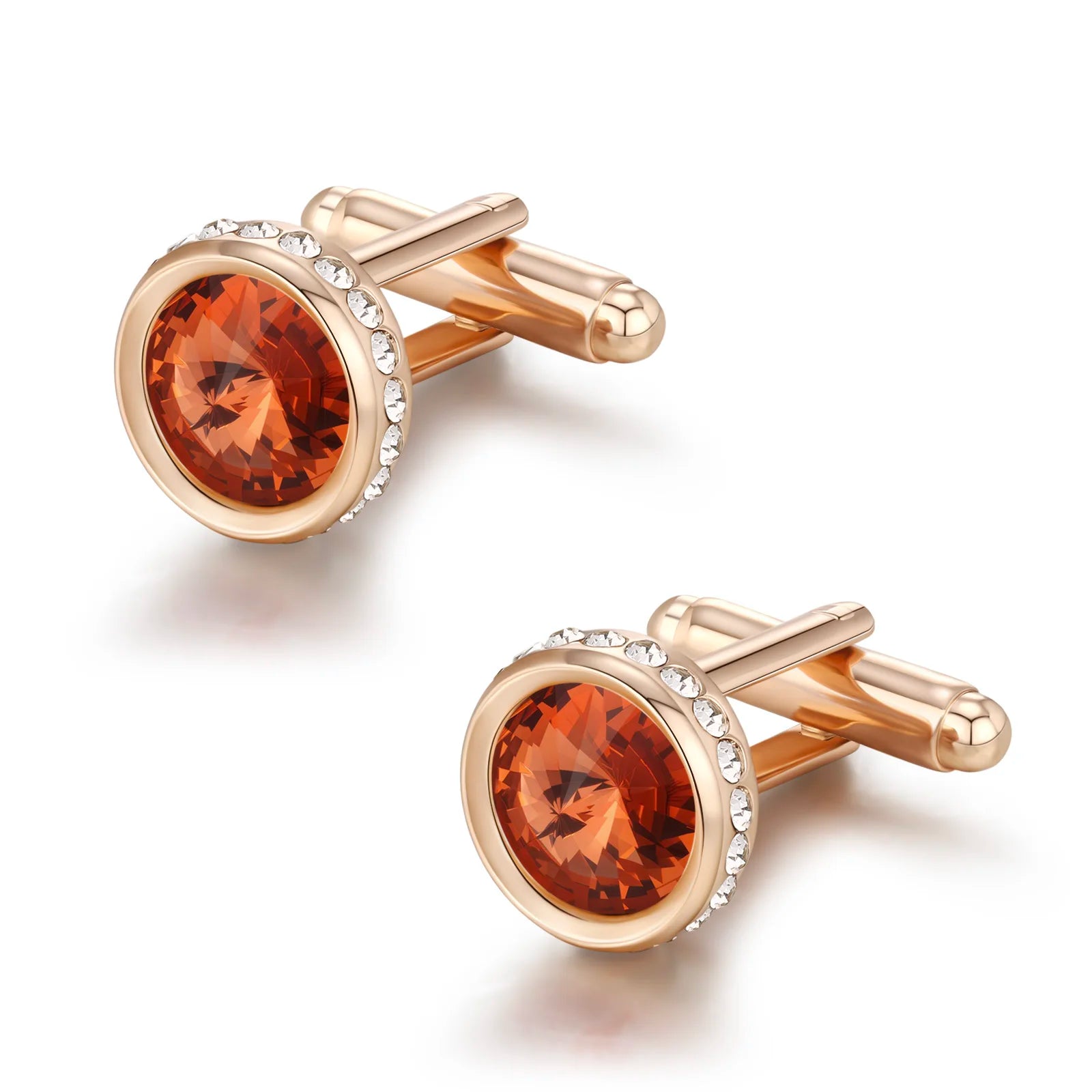 Men Crystal Formal Cufflinks
