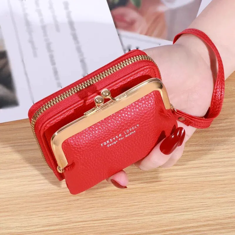 Large Capacity Wristlet Wallet Card Holder for Women