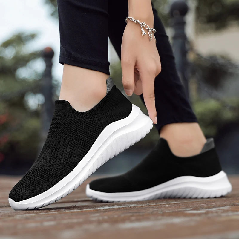 Men Breathable Mesh Slip on Loafers Shoes