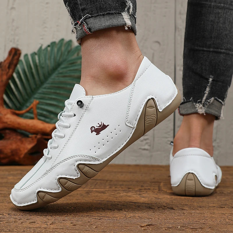 Women Classic Loafers Trendy Durable Artificial Leather Shoes