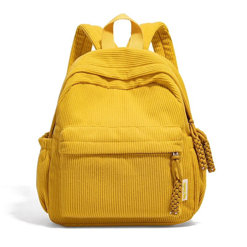 Large Capacity Corduroy Backpack for Women