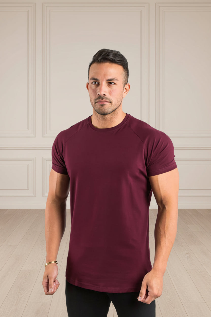 Men Slim Fit Cotton T Shirt