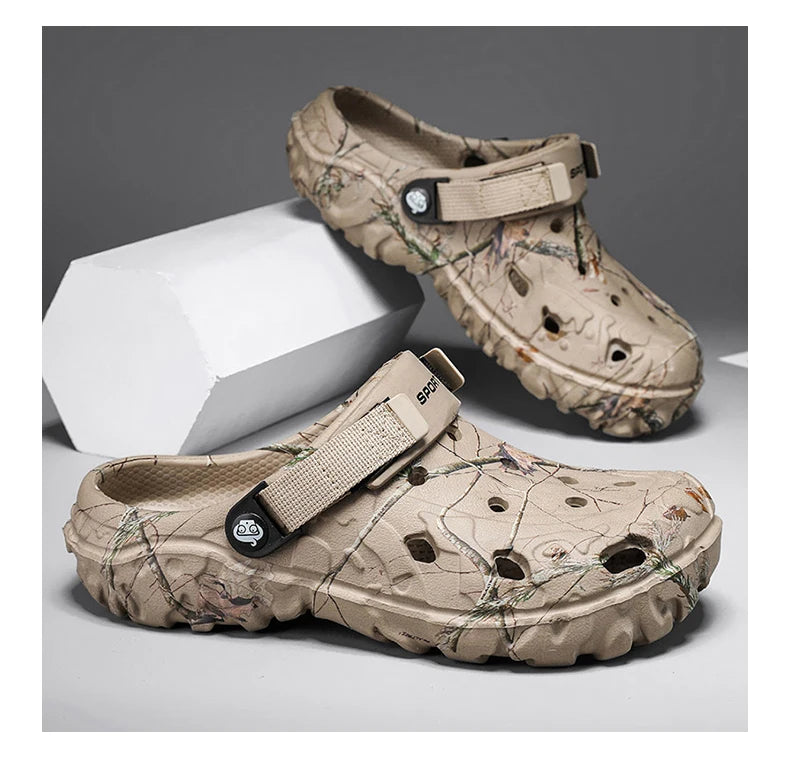 Mens Classic Outdoor Anti-Slip Garden Clog Sandals