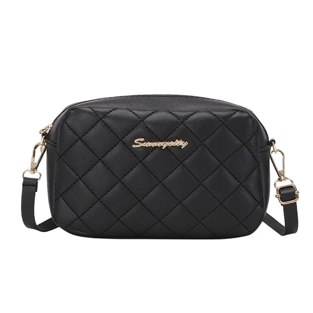 Tassel Embroidered Chain Crossbody Camera Bag for Women