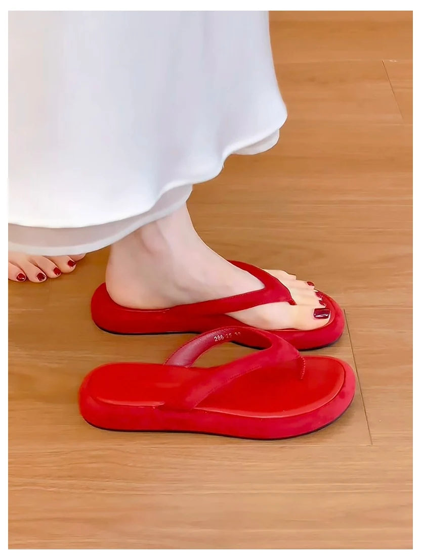 Women Open Toe Summer Slide Slippers