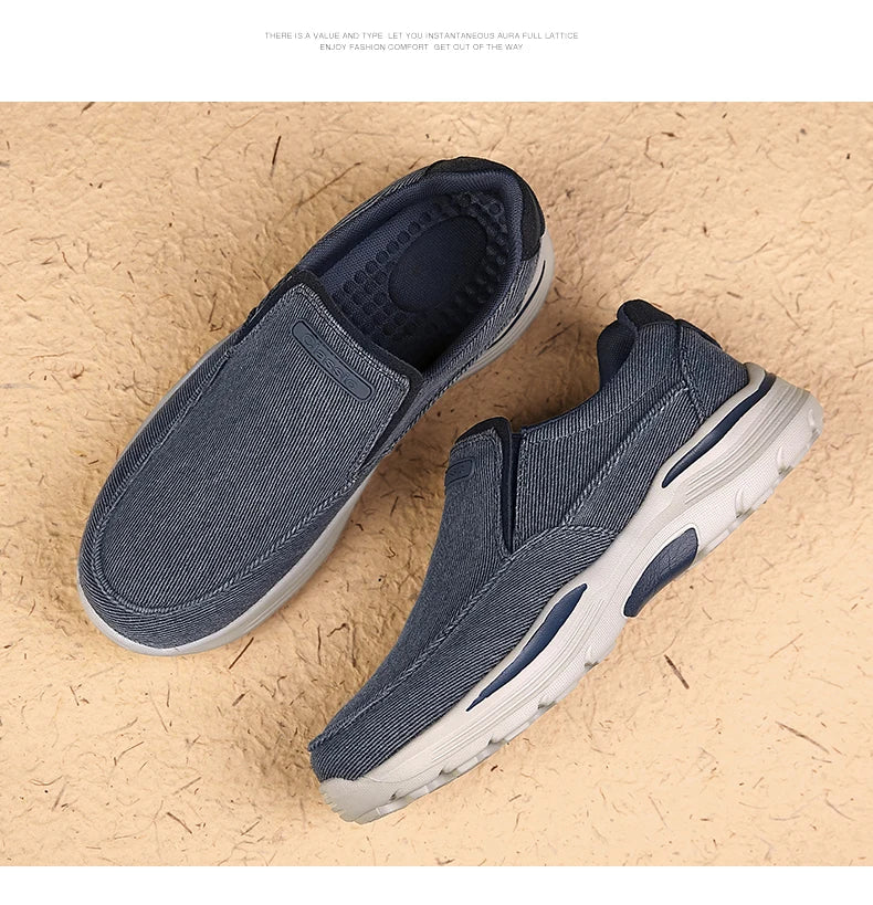 Men Lightweight Canvas Casual Sports Loafers