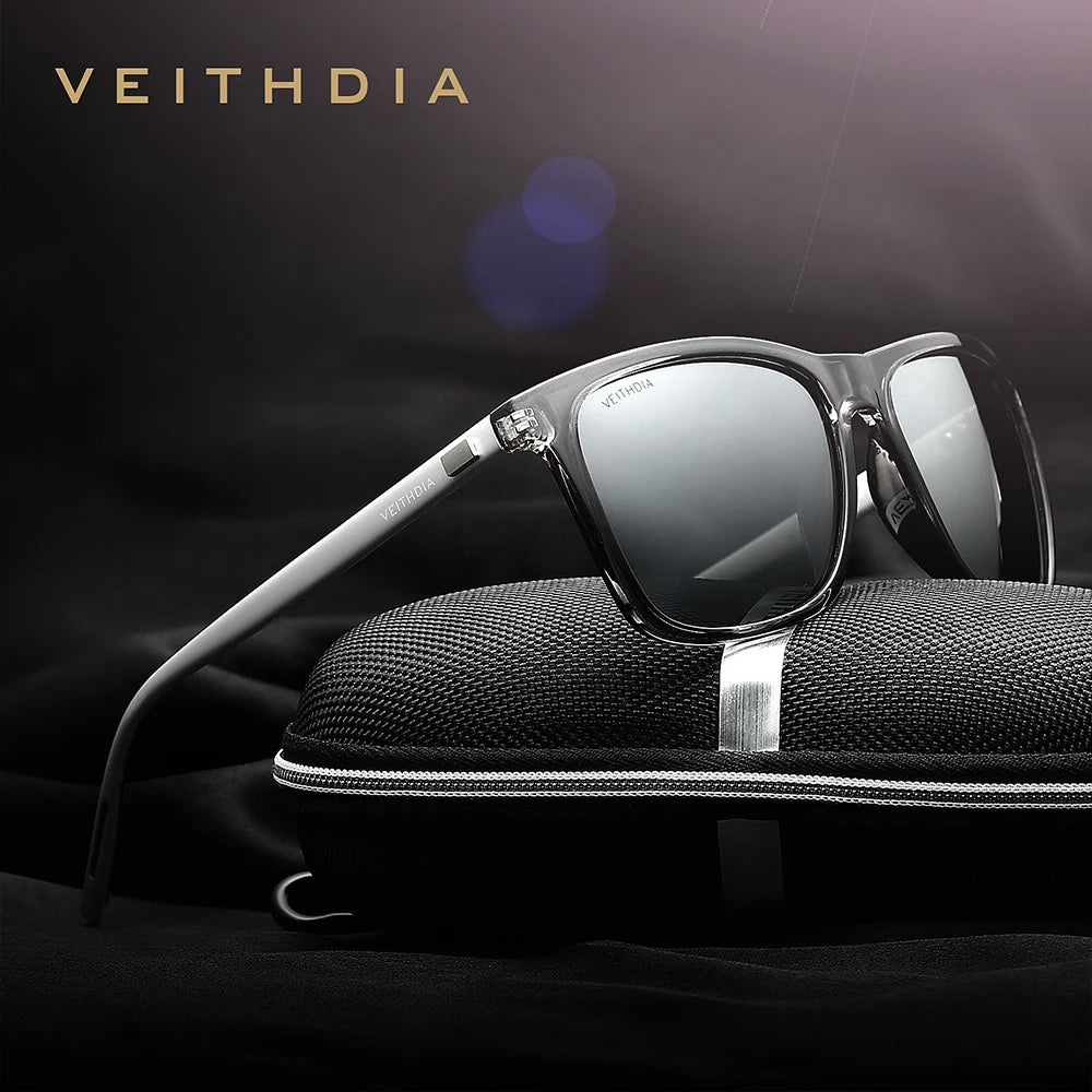 Men Retro Polarized Aluminum Fashion Sunglasses