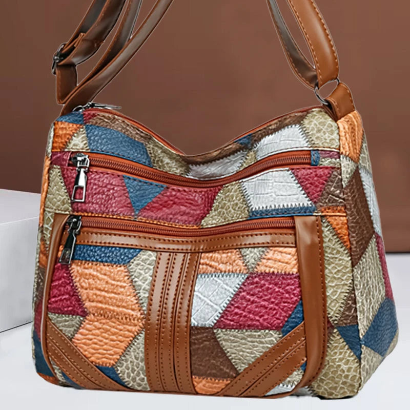 Lightweight Geometric Crossbody Shoulder Bag for Women