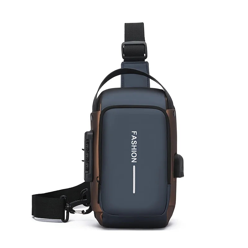 Oxford Fabric Sling Crossbody Chest Bag for Men