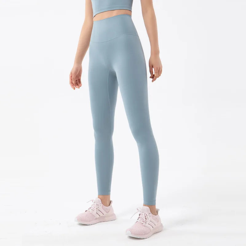 High Waist Nylon Yoga Leggings for Women