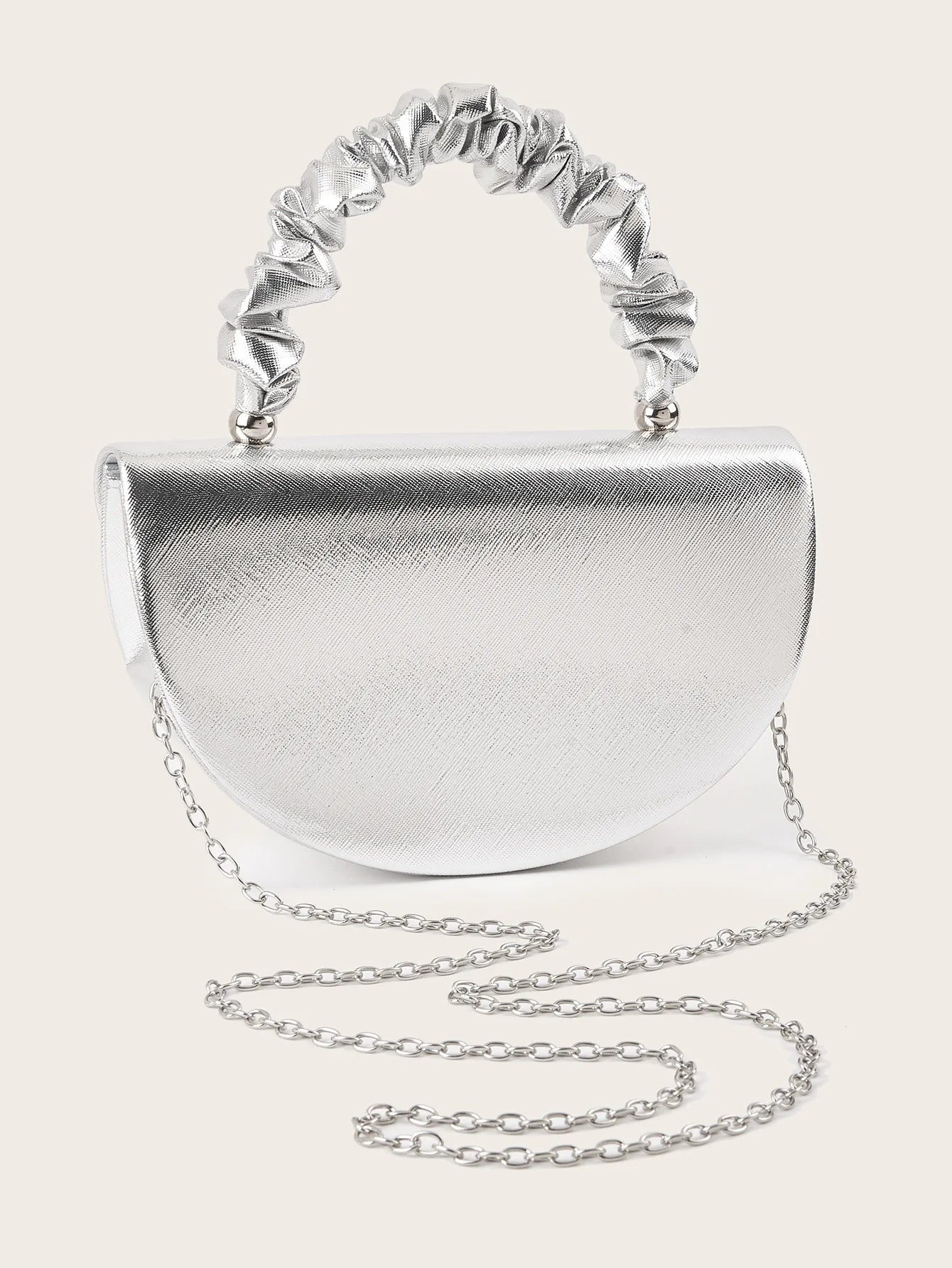 Wrinkled Wrist Bag for Women