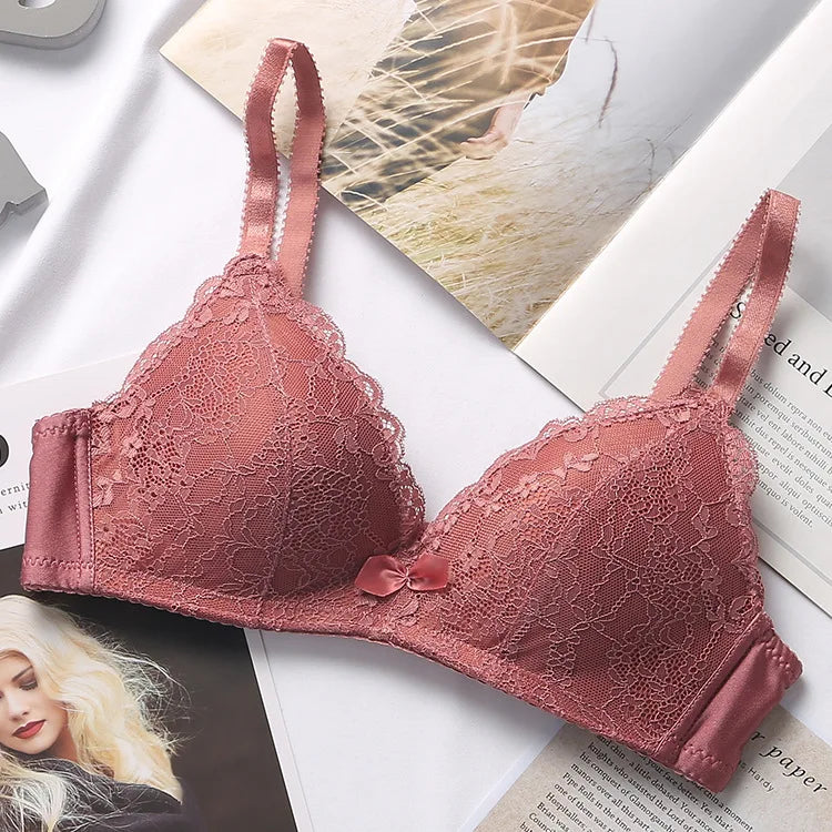 Seamless Wire Free Push Up Support Bra for Women