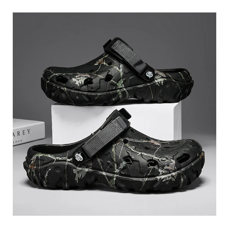 Mens Classic Outdoor Anti-Slip Garden Clog Sandals
