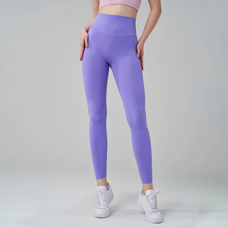 High Waist Nylon Yoga Leggings for Women