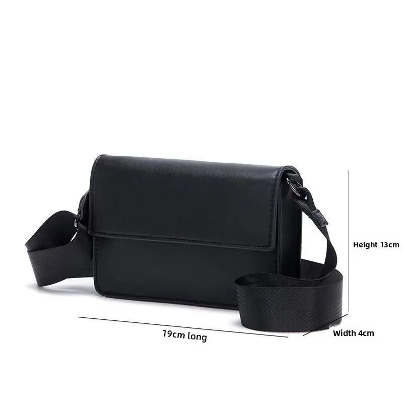 Casual Flip Cover Crossbody Shoulder Bag for Men