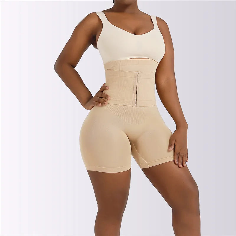 High Waisted Tummy Control Butt Lifter Shapewear Shorts for Women