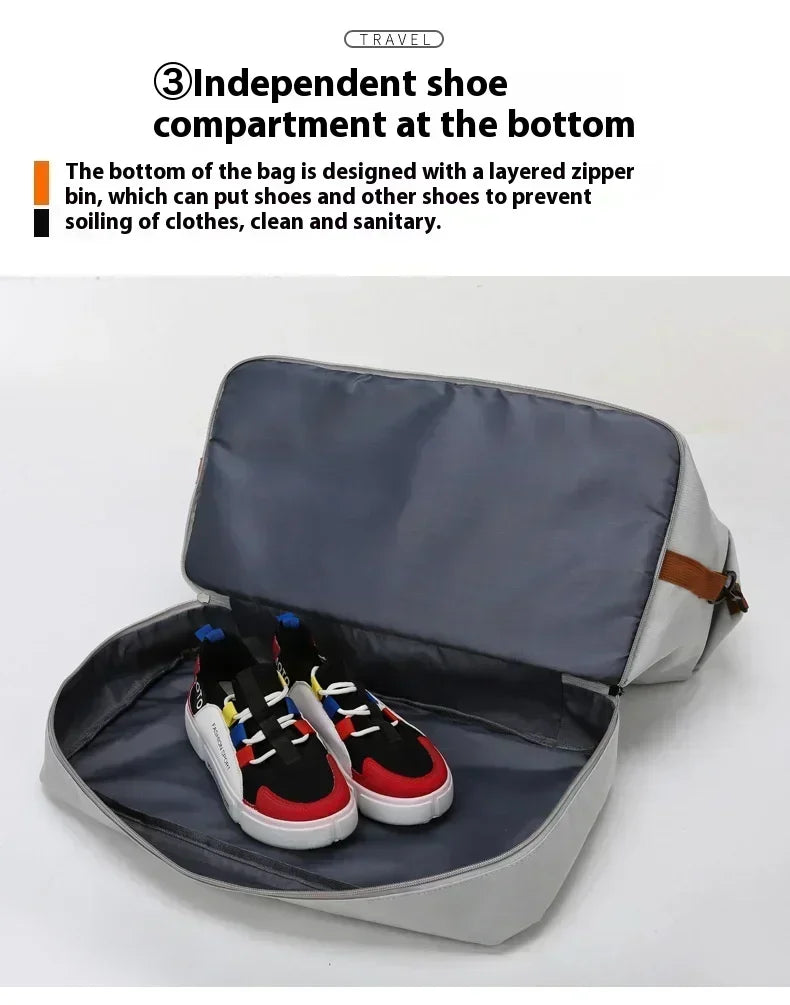 Large Capacity Waterproof Travel Duffel Bag for Men