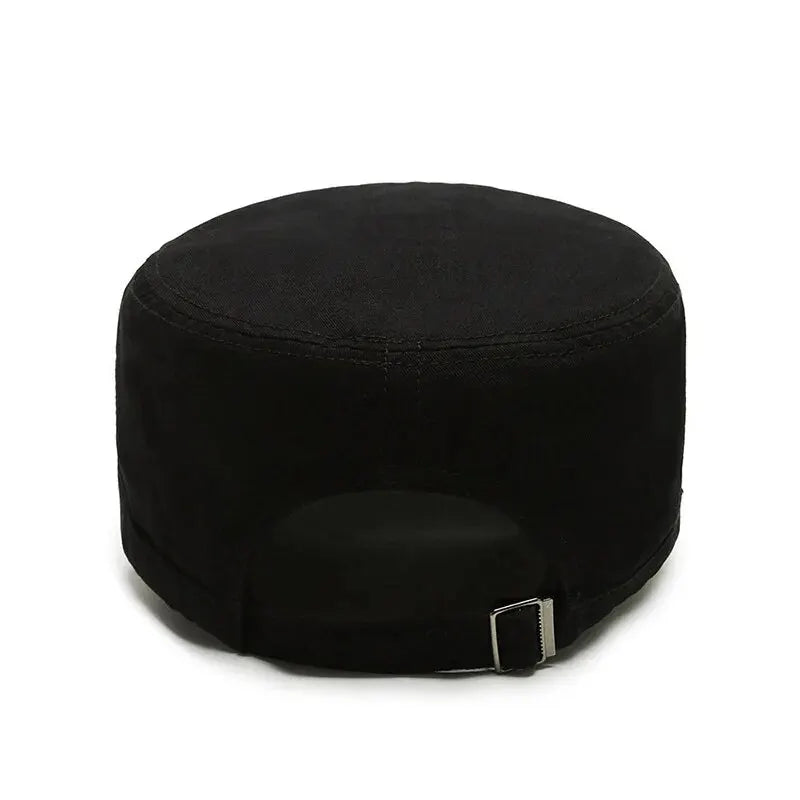 Men Casual Military Flat Cap Fashion Hat