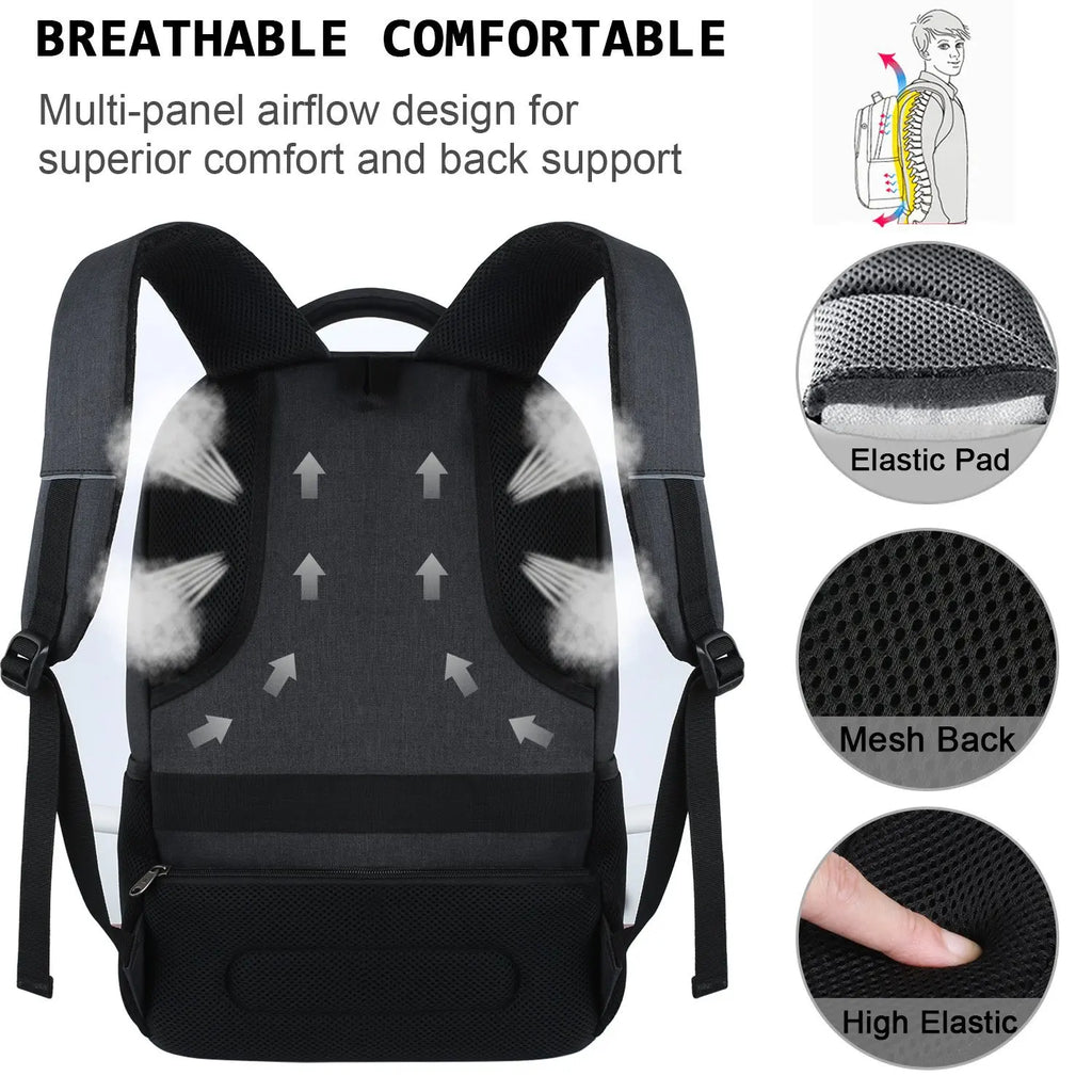 Tactical Waterproof Laptop Crossbody Travel Bag for Men