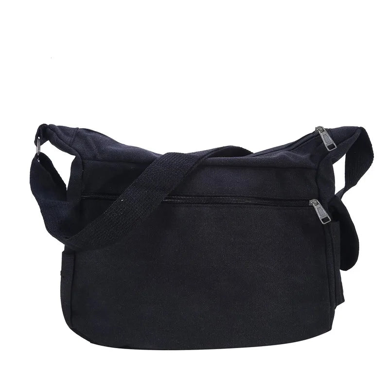 Large Capacity Canvas Crossbody Shoulder Bag for Men