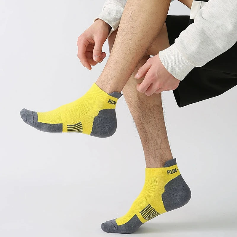 Breathable Sweat Absorbing Short Socks for Men