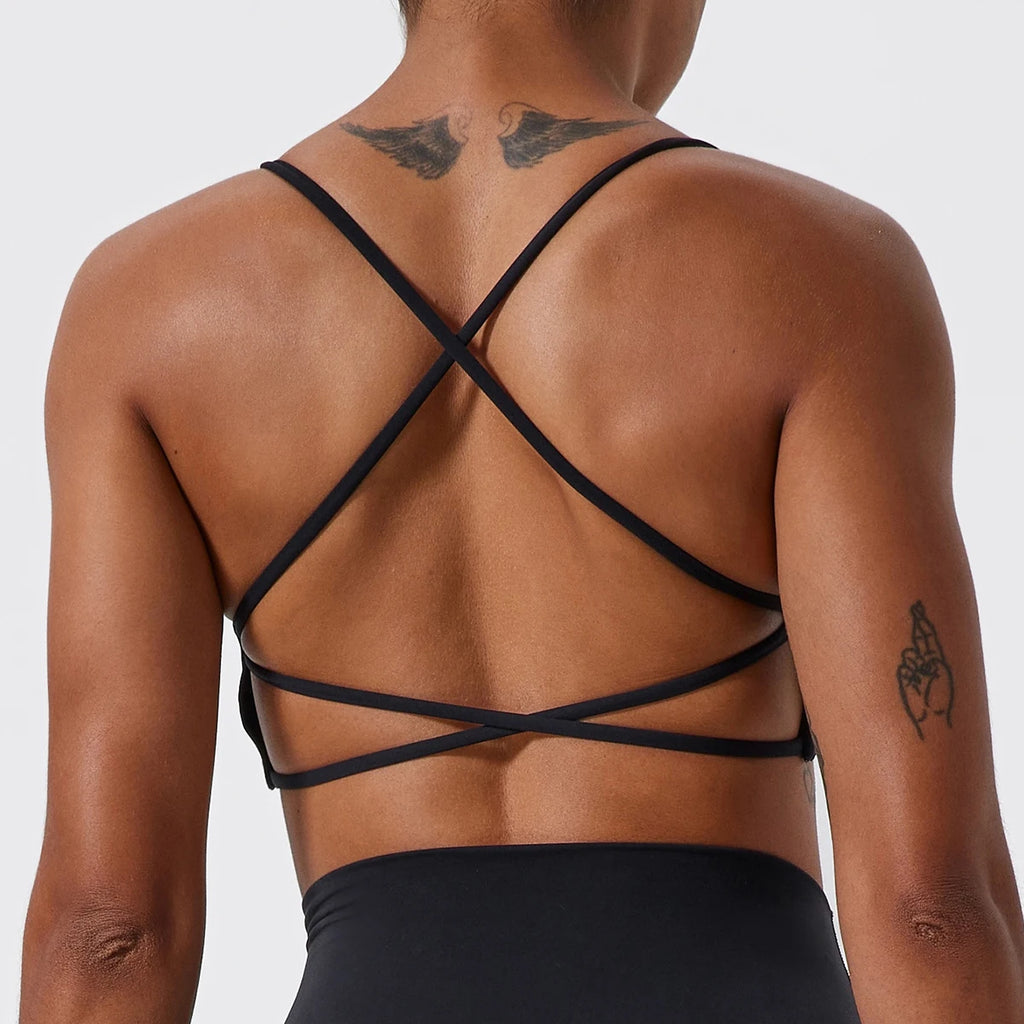 Women Push Up Yoga Sports Bra Gym Fitness Bralette