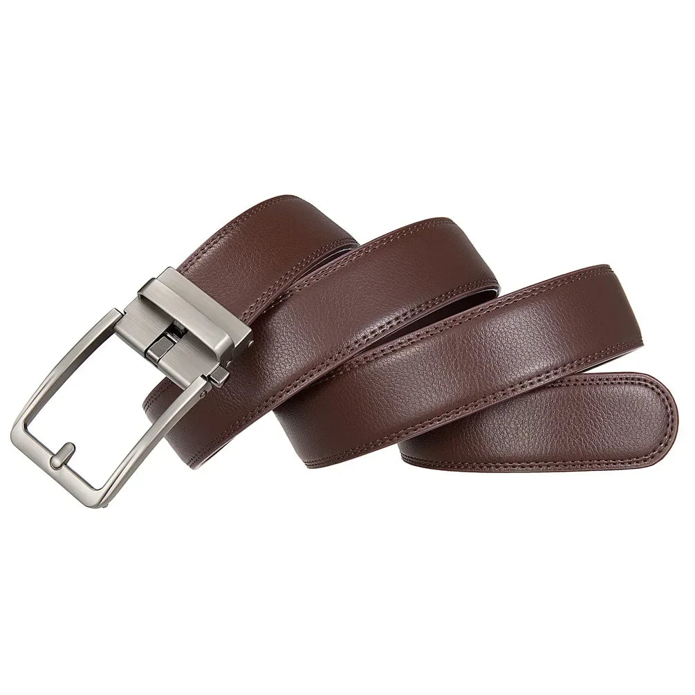 Men Luxury Brand Designer Fashion Automatic Buckle Click Belt