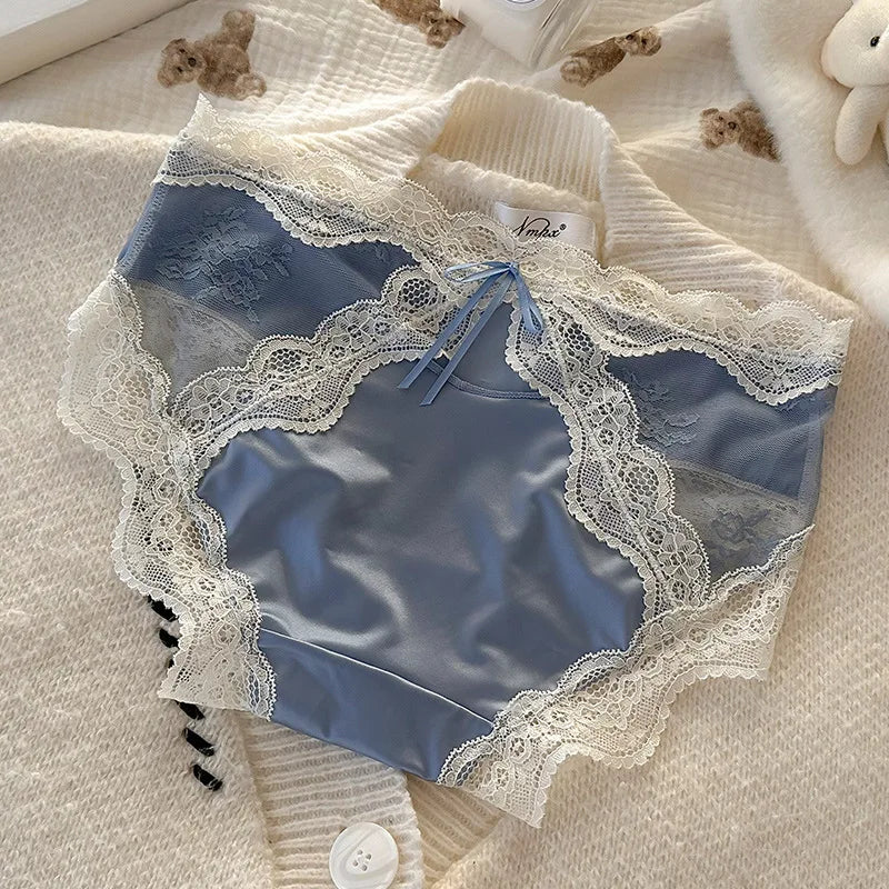 Sexy Lace Thong and Brazilian Panty for Women Breathable Underwear
