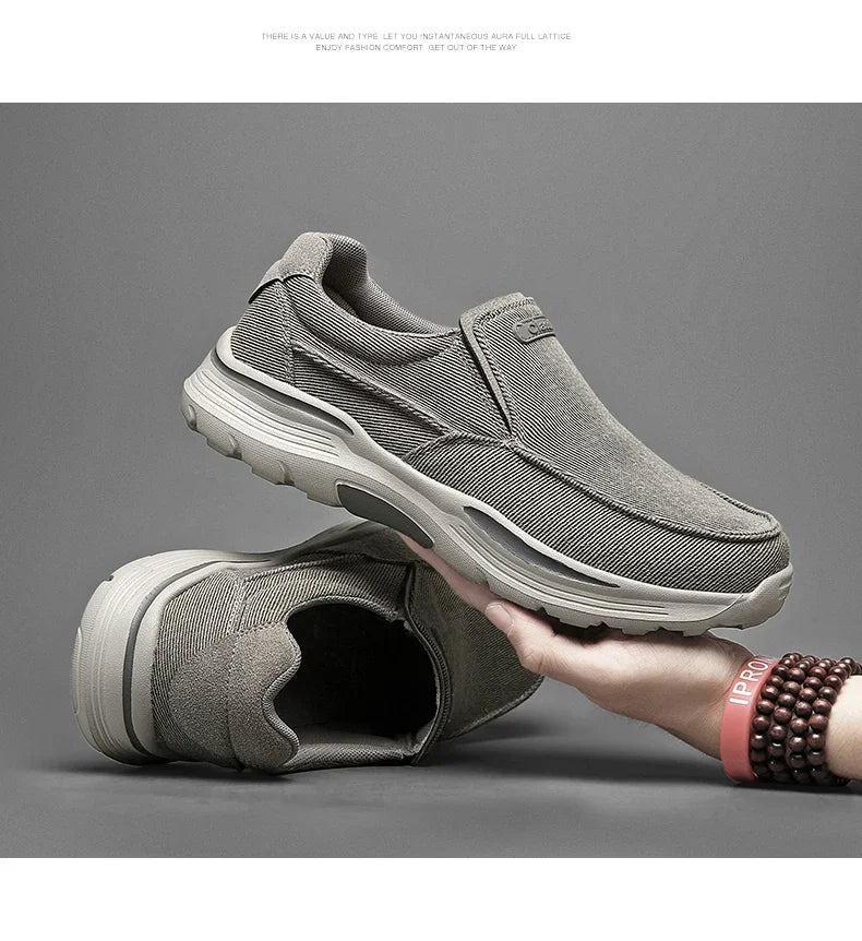 Men Lightweight Canvas Casual Sports Loafers