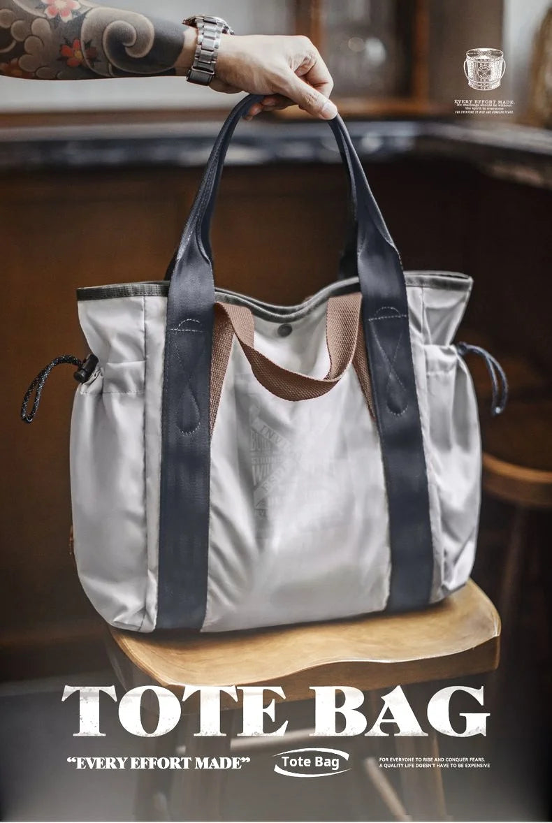 Waterproof Large Capacity Laptop Tote Shoulder Bag for Men