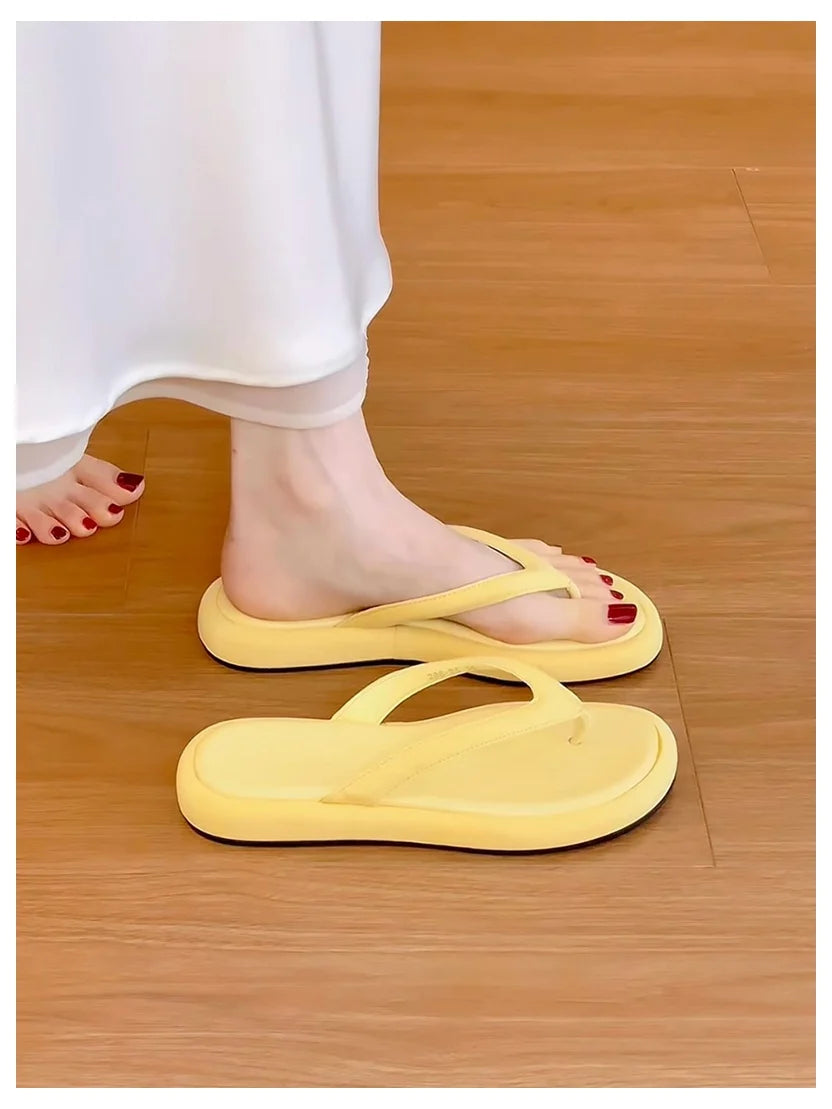 Women Open Toe Summer Slide Slippers