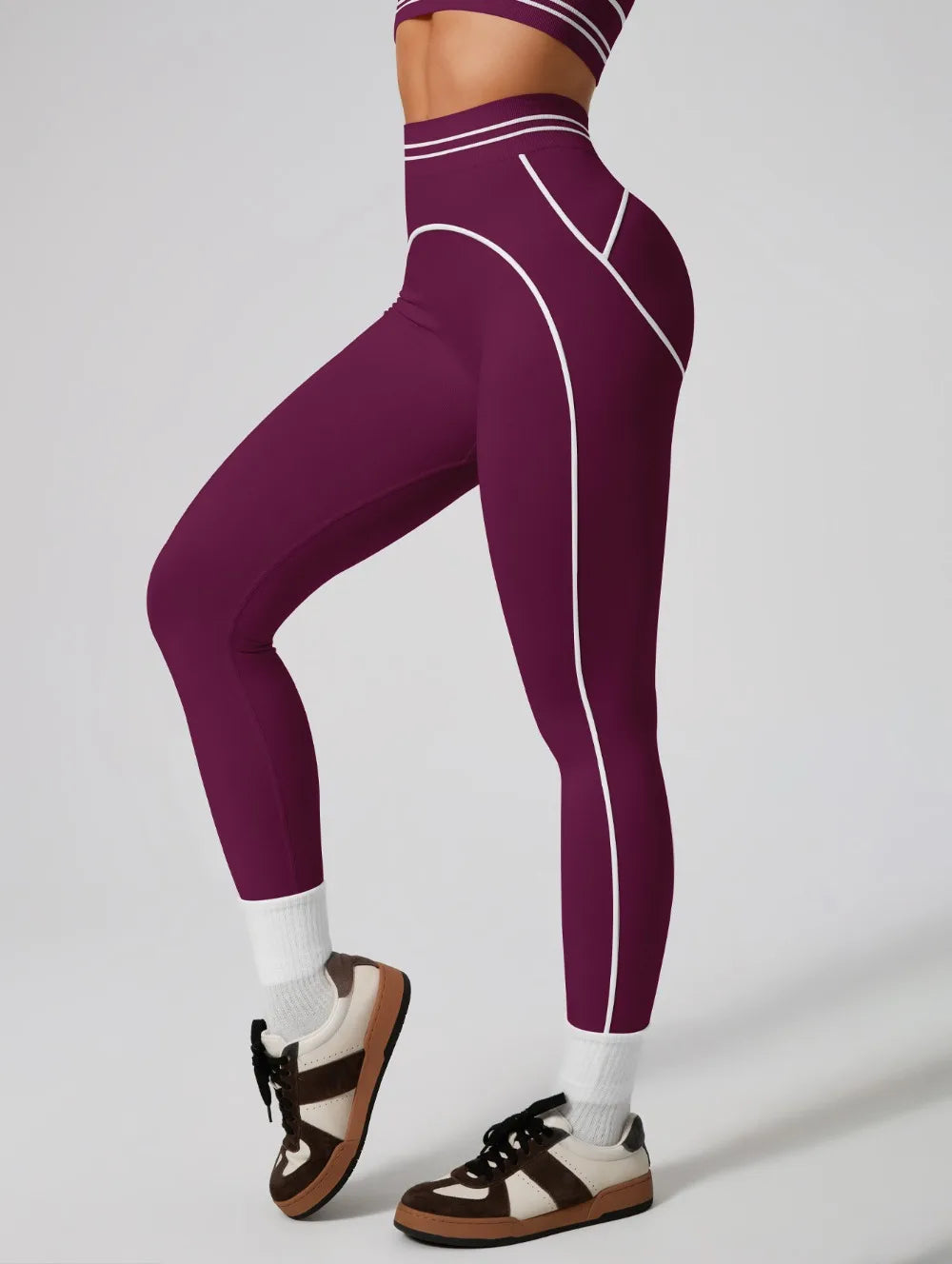 Women Seamless Yoga Set Sports Bra and High Waist Leggings Fitness Outfit