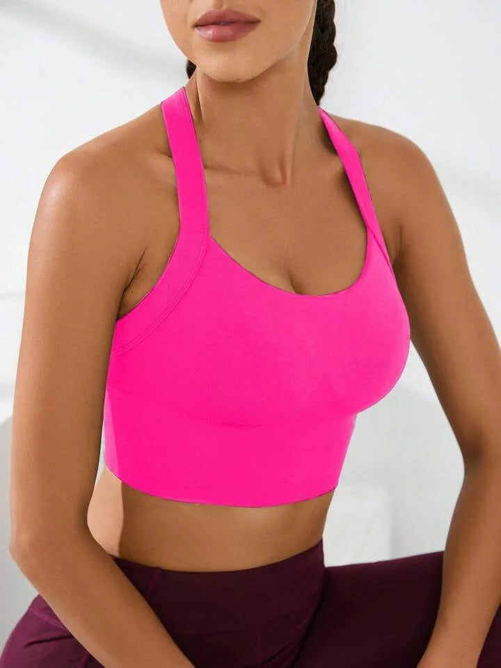 Women Cross Back Adjustable Sports Bra