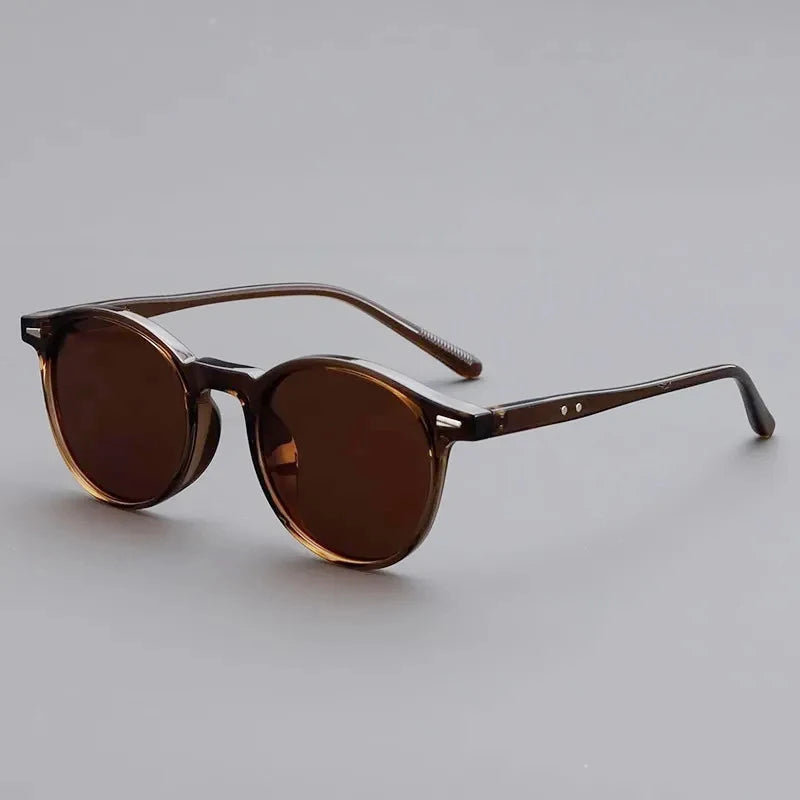 Women Vintage Round Oval UV400 Fashion Sunglasses