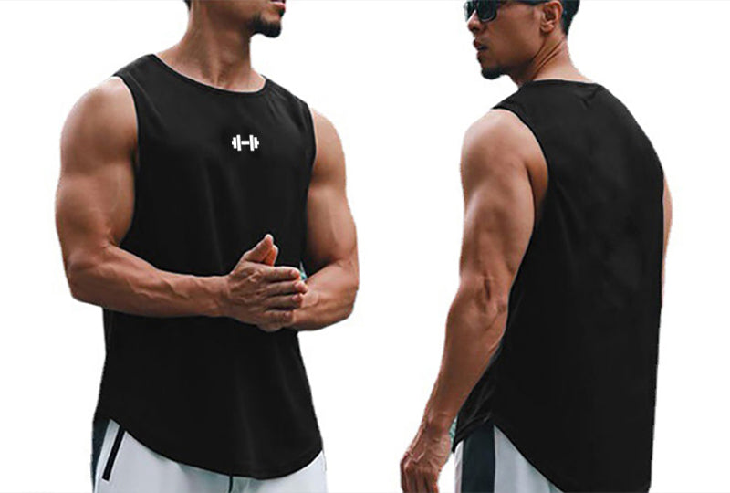 Men Summer Gym Tank Top Fitness Sleeveless Vest